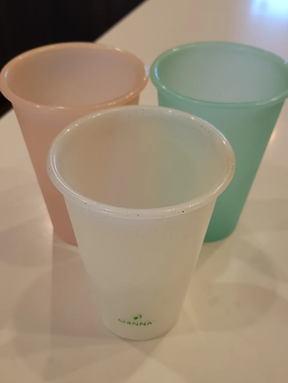 Free With Purchase Manna Tupperware Glasses